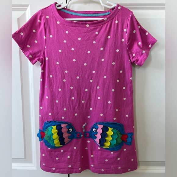Mini Boden short sleeve appliqué tunic - Picture 1 of 4